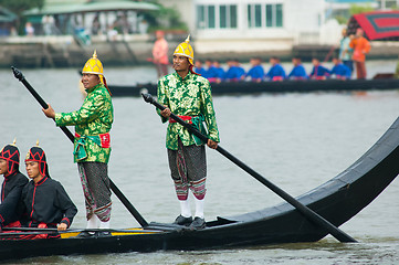 Image showing Royal Barge Procession, Bangkok 2012