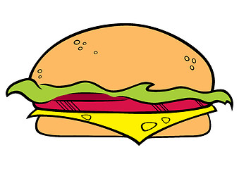 Image showing Hamburger symbol