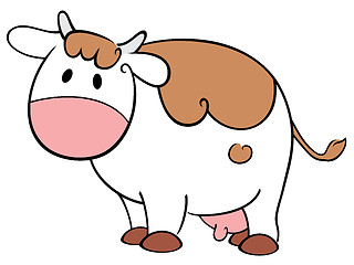 Image showing Cute cow