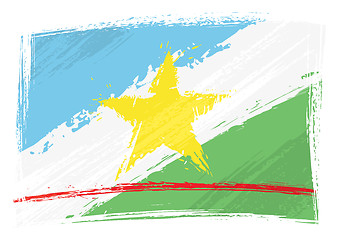 Image showing Grunge Roraima flag