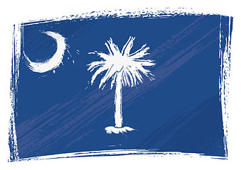 Image showing Grunge South Carolina flag