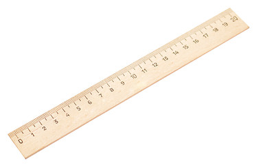 Image showing wooden ruler