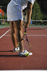 Image showing young man play tennis