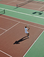 Image showing young man play tennis