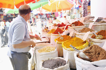 Image showing spice market store 