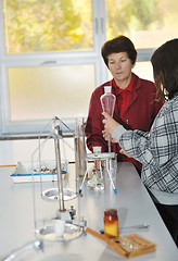 Image showing science and chemistry classees at school