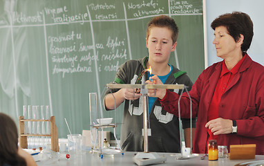 Image showing science and chemistry classees at school