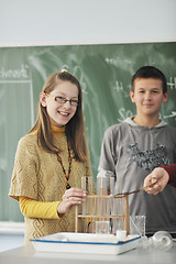 Image showing science and chemistry classees at school