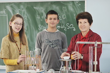 Image showing science and chemistry classees at school