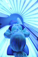 Image showing solarium treatment