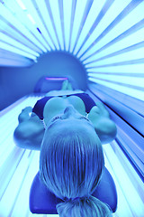 Image showing beauty and spa solarium treatment