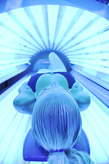 Image showing beauty and spa solarium treatment