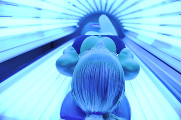 Image showing solarium treatment