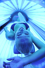 Image showing beauty and spa solarium treatment