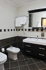 Image showing hotel bathroom