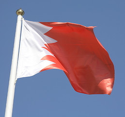 Image showing Bahrain flag