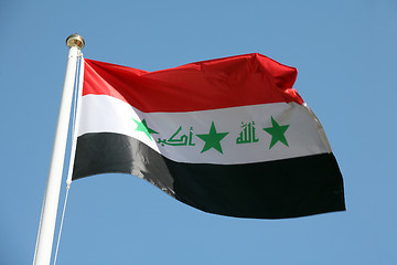 Image showing Iraqi flag