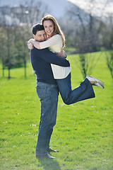 Image showing happy couple outdoor