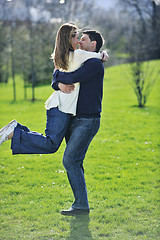 Image showing happy couple outdoor