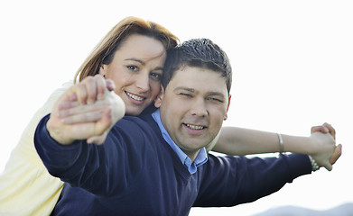 Image showing happy couple outdoor