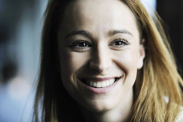 Image showing young woman outdoor portrait