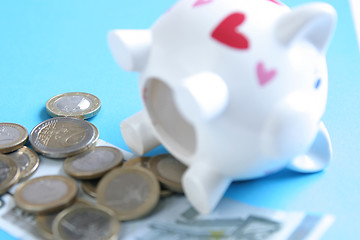 Image showing Open piggy bank