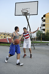 Image showing basketball player