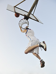 Image showing basketball player