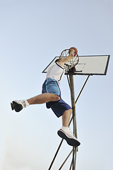 Image showing basketball player