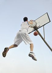 Image showing basketball player