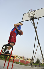 Image showing basketball player