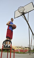 Image showing basketball player