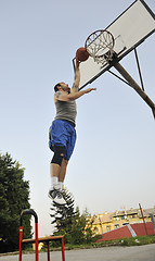 Image showing basketball player