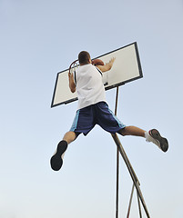 Image showing basketball player