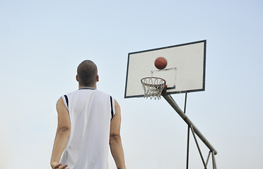 Image showing basketball player