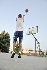 Image showing basketball player