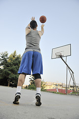 Image showing basketball player