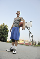 Image showing basketball player