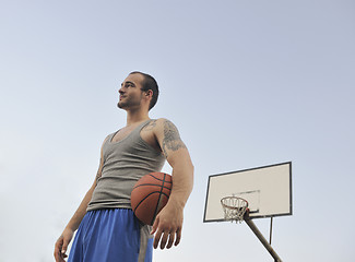 Image showing basketball player