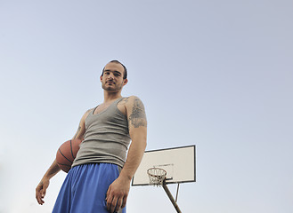 Image showing basketball player