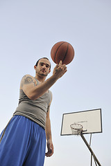 Image showing basketball player