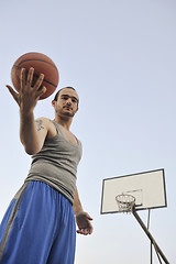 Image showing basketball player