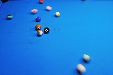 Image showing billiard balls