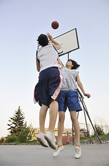 Image showing woman basketball