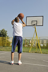 Image showing basketball player