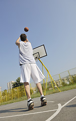 Image showing basketball player