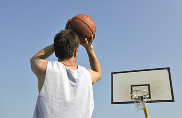 Image showing basketball player