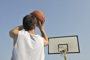 Image showing basketball player