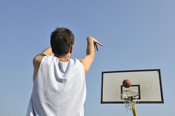 Image showing basketball player