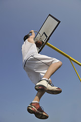 Image showing basketball player